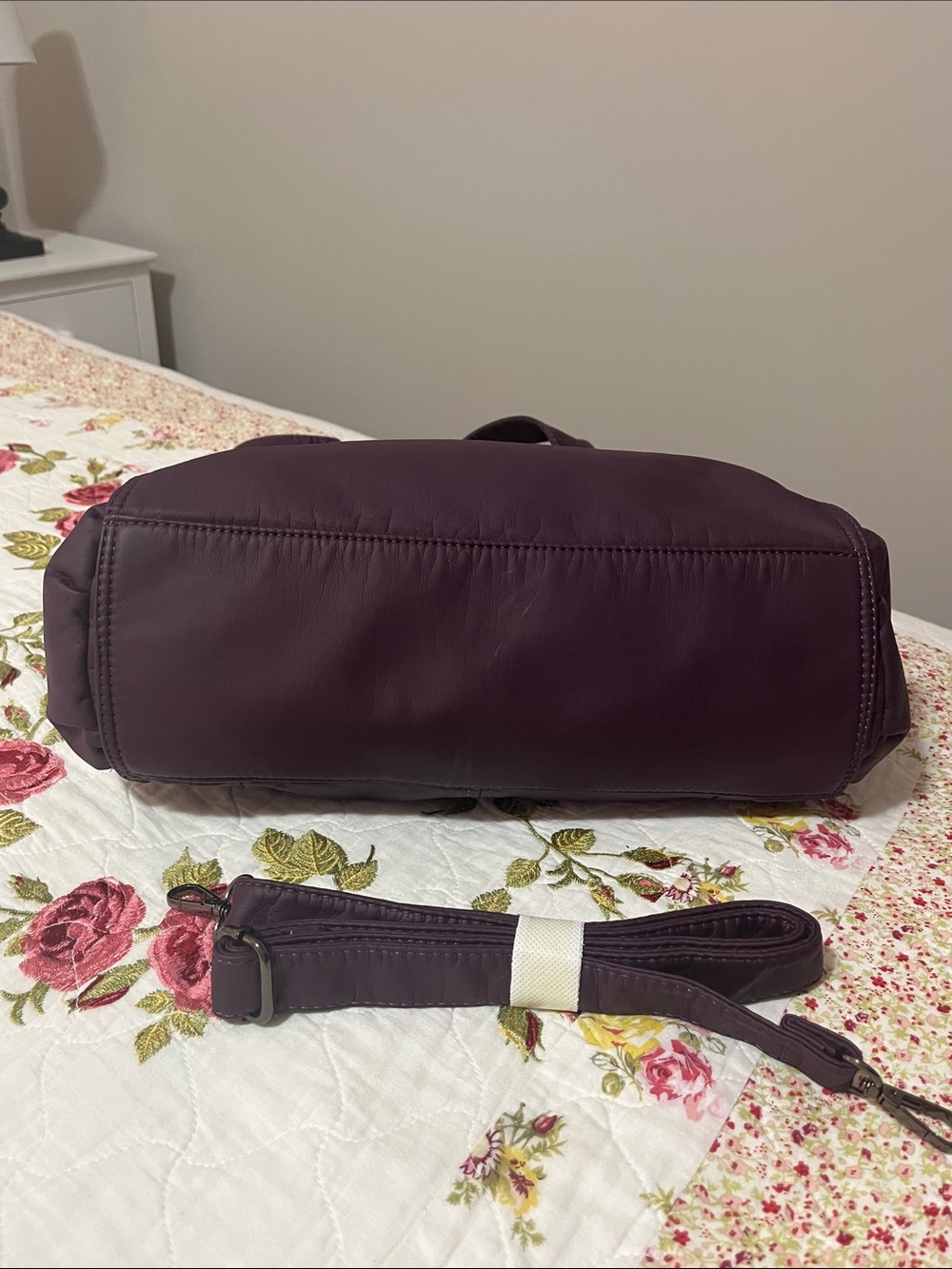 Angel Kiss Plum Purple Shoulder Bag with Removable Strap - Picture 7 of 12